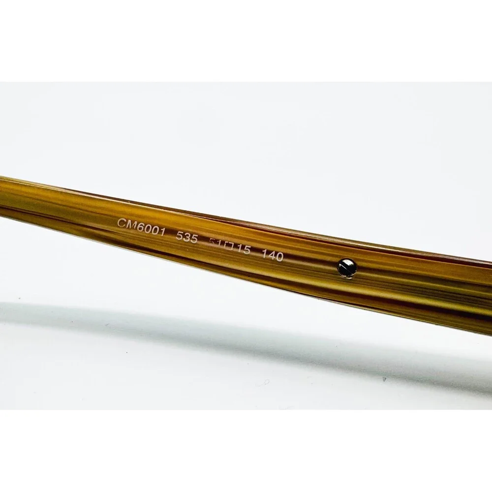 Club Monaco Eyeglasses Womens Brown Gold Rectangle CM6001 51-15-140